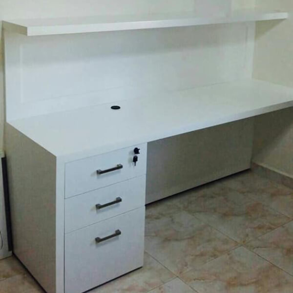 Escritorio y biblioteca
