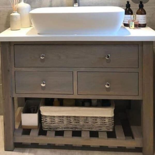Mueble baño Patinado